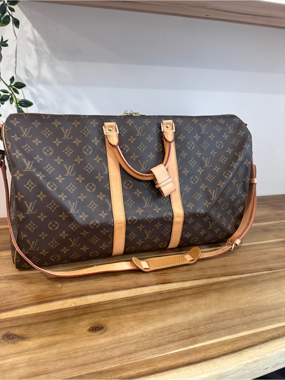 LOUIS VUITTON BANDOULIERE 55 MONOGRAM CANVAS - Picture 3 of 16